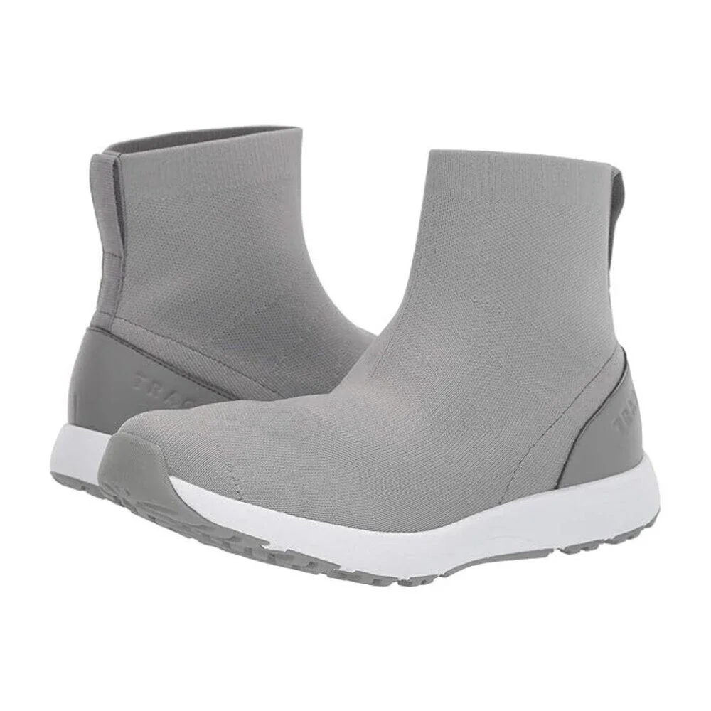 TRAQ By Alegria Sneakers Womens US 5-5.5 Gray White Pull On Walking Shoes KHD493